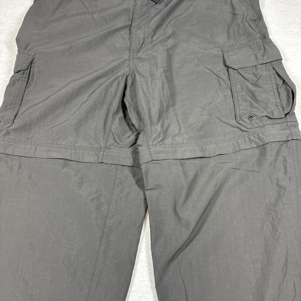 REI Convertible Hiking Pants Men's Large 32"L Gray Compact Lightweight UPF 50 - Picture 2 of 16